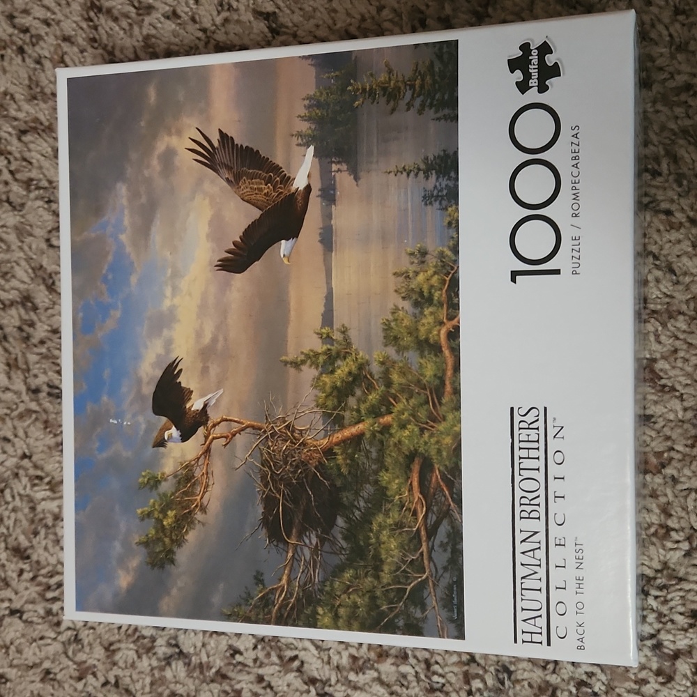 Puzzle with eagles